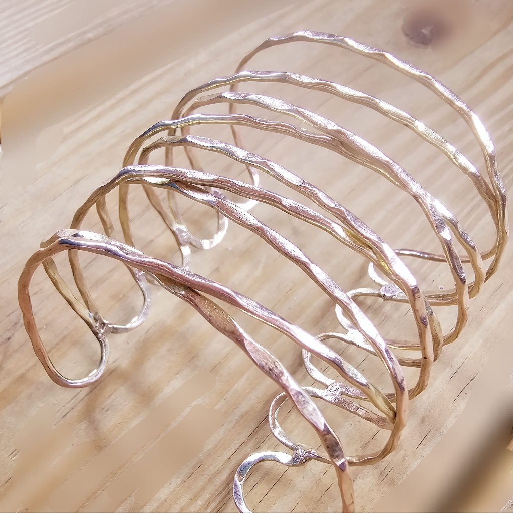 Multi Link Cuff Bracelet